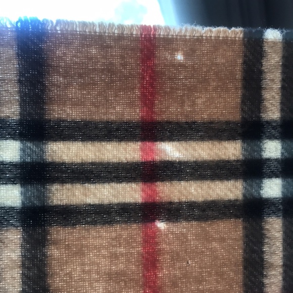 Vintage Burberrys nova check lambswool scarf - Picture 3 of 10